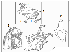 Brake Master Cylinder Reservoir Grommet