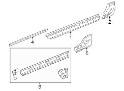 Rocker Panel Brace (Rear)