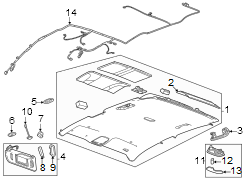 Image of Interior Grab Bar image for your 2005 Chevrolet Uplander    