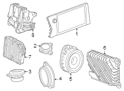 Image of Speaker (Front) image for your 2004 Buick Century   