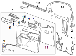 Door Wiring Harness (Front)