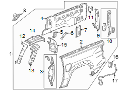 Image of Truck Bed Panel image for your 2010 Chevrolet Silverado   