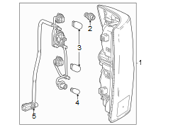 Rear lamps. Tail lamps.