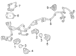 Image of Parking Aid Sensor Housing image for your 2014 Chevrolet Spark   