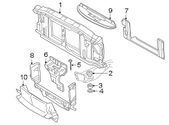 RADIATOR SUPPORT.