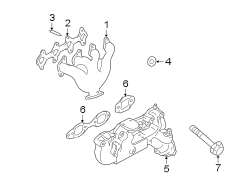 Exhaust system. Manifold.