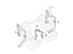 RESTRAINT SYSTEMS. FRONT SEAT BELTS.