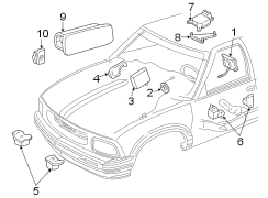 RESTRAINT SYSTEMS. AIR BAG COMPONENTS.