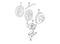 REAR SUSPENSION. BRAKE COMPONENTS.