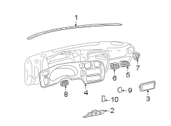 INSTRUMENT PANEL COMPONENTS.