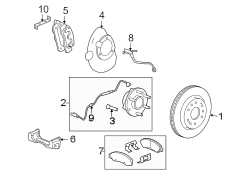 FRONT SUSPENSION. BRAKE COMPONENTS.