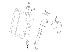 RESTRAINT SYSTEMS. REAR SEAT BELTS.