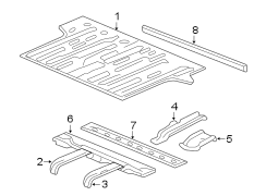 REAR BODY. FLOOR & RAILS.