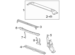 Radiator Support Panel (Front, Upper, Lower)