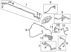 Engine Coolant Pipe (Rear)