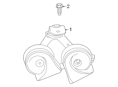 Image of Horn image for your Cadillac XT4  