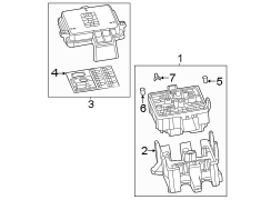 Image of Fuse and Relay Center Cover image for your GMC