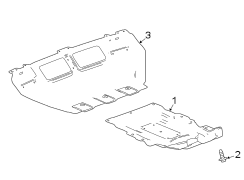 Radiator Support Splash Shield (Front, Upper, Lower)