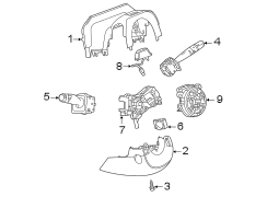 Switch. Signal. Assembly - Turn. Combination. Combination Switch.