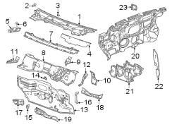 Cowl Grille Panel (Upper)