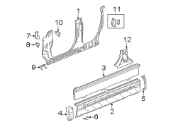 Door Lock Striker Plate