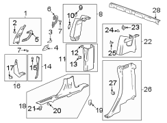 Body A-Pillar Trim Panel Insert