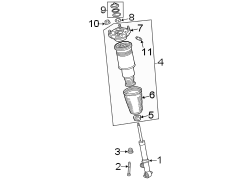 Suspension Shock Absorber Mount Cap (Front)