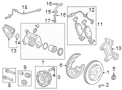 Image of Disc Brake Pad Set (Rear) image for your 2023 Chevrolet Camaro  LT Convertible 