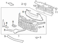 Grille (Upper, Lower)