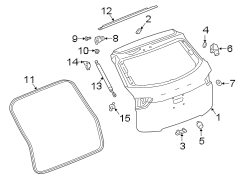 Liftgate Seal (Upper)