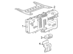 Drive Motor Battery Pack Charger Bracket (Lower)