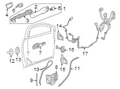 CYLINDER KIT - SIDE LOCKING (UNCODED). (Front)