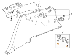 Tie Down Hook (Front, Rear, Upper)