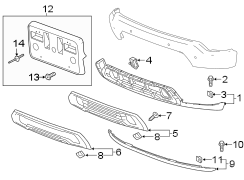 Image of Bumper Cover (Lower) image for your 2022 GMC Hummer EV Pickup   