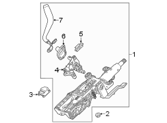 STEERING COLUMN ASSEMBLY.