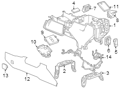 Console Wiring Harness (Front)