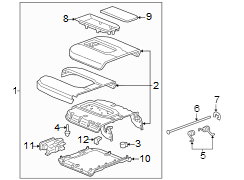 Armrest ASSEMBLY. 