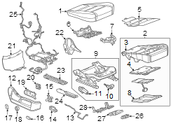 Image of Power Seat Wiring Harness image