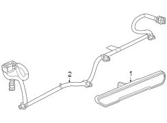 Front lamps. Side marker lamps.