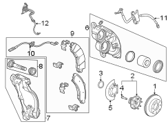 Image of Wheel Bearing and Hub Assembly (Front) image for your 2021 GMC Sierra 2500 HD   