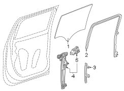 Image of Window Regulator (Rear) image for your 2014 Chevrolet Spark  LT Hatchback 