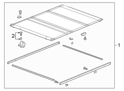 Pick up box. Exterior trim.