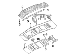 ROOF. OVERHEAD CONSOLE.