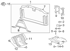 RADIATOR SUPPORT.