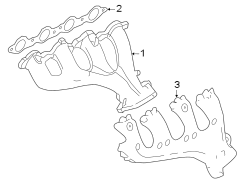 EXHAUST SYSTEM. MANIFOLD.