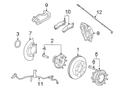 FRONT SUSPENSION. BRAKE COMPONENTS.