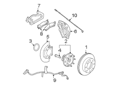 FRONT SUSPENSION. BRAKE COMPONENTS.