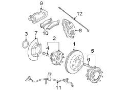 FRONT SUSPENSION. BRAKE COMPONENTS.