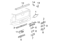 PICK UP BOX. EXTERIOR TRIM.