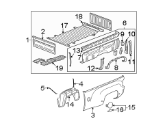 PICK UP BOX COMPONENTS.